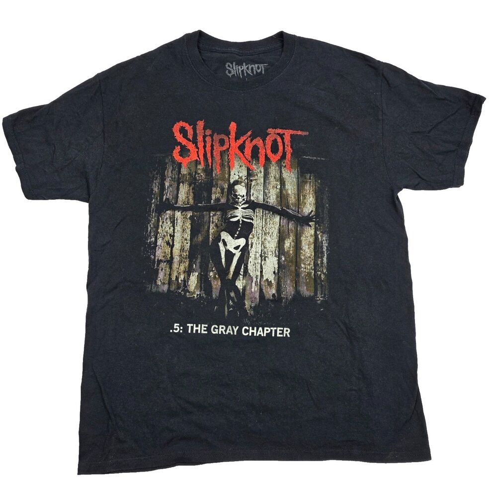 Slipknot Official T-Shirt: .5‎ The Gray Chapter Album Short Sleeve Cotton